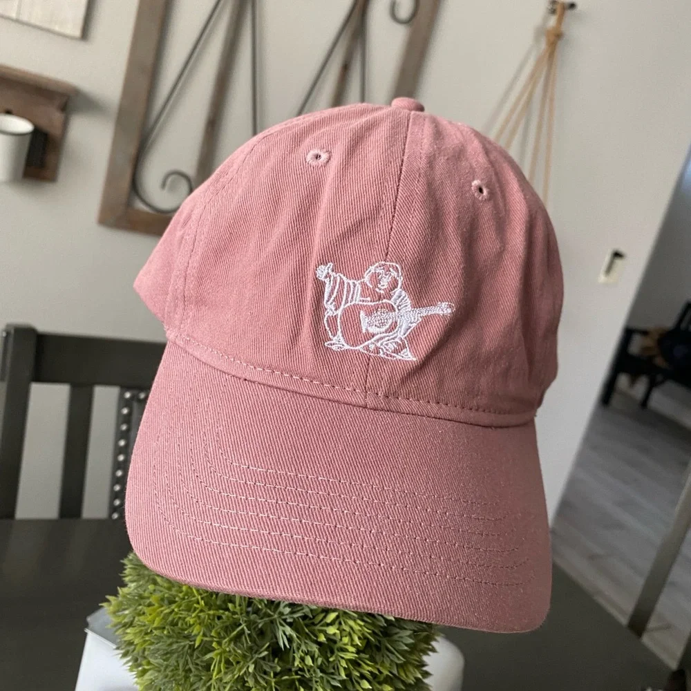 True Religion Pink Cap with Embroidery
